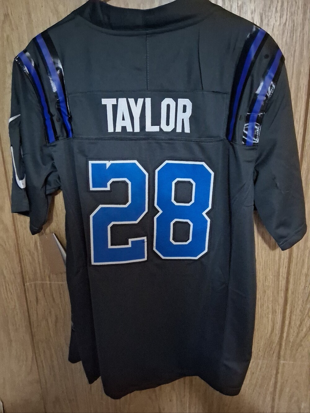 Sports Card With Jonathan Taylor Indianapolis Colts Fuse Rivalry Large Jersey